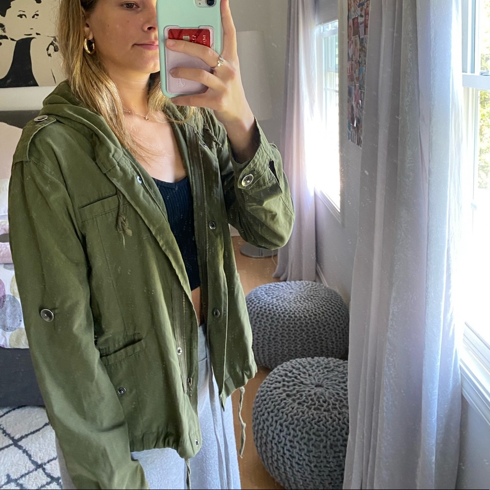 Army green brandy jacket - Picture 2 of 2